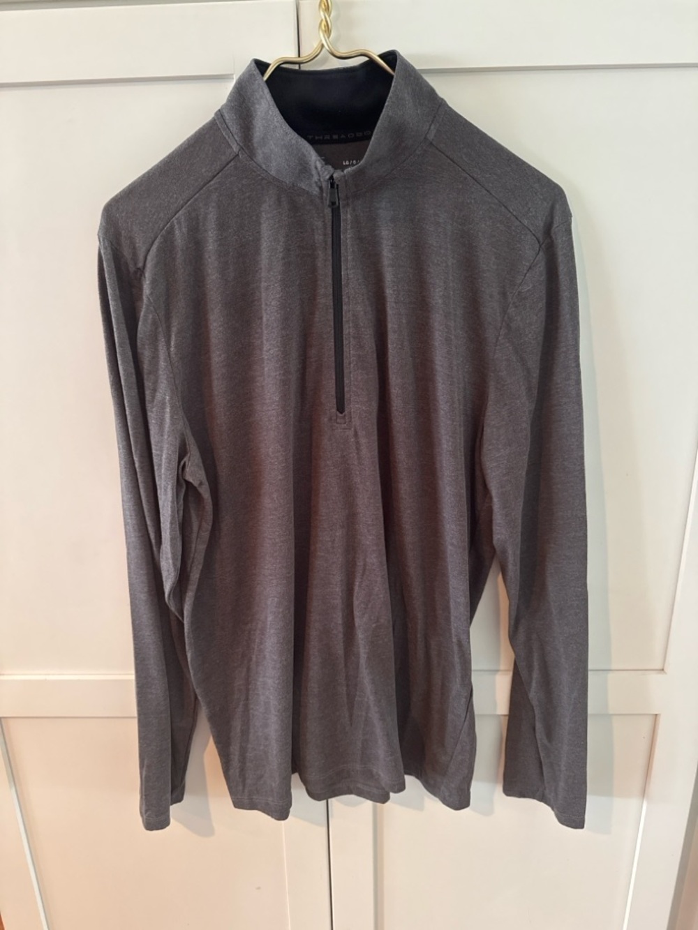 Under Armour Men's Gray Quarter-Zip Performance Sweater